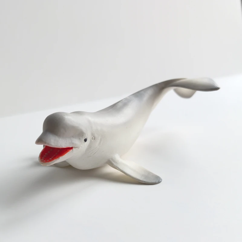 

1PCS Plastic Beluga Whale White Whale Landscape Garden Decor Creative Bonsai Decoration for Indoor Outdoor Courtyard Home Decor