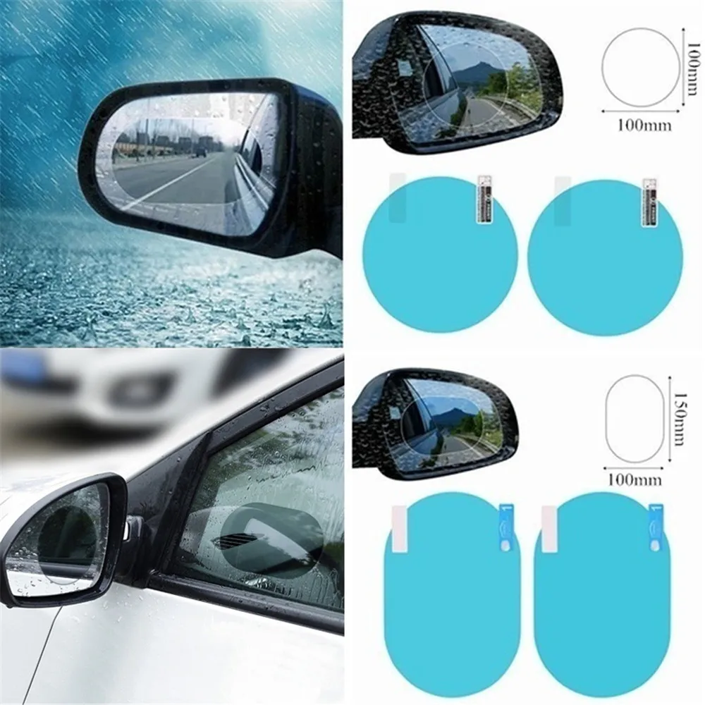 Car Rearview Mirror Protective Film Anti Fog Window for 147 156 159 Alfetta Alfa Berlina Brera Mito Giulia Milano Romeo