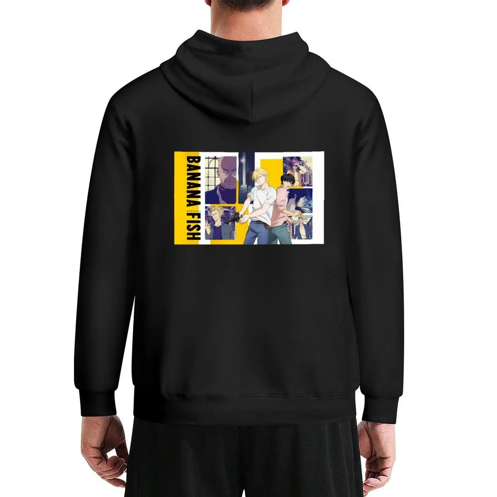 

Banana Fish Logo Hoodie mens clothes men clothes korean autumn clothes blouse new in hoodies and blouses