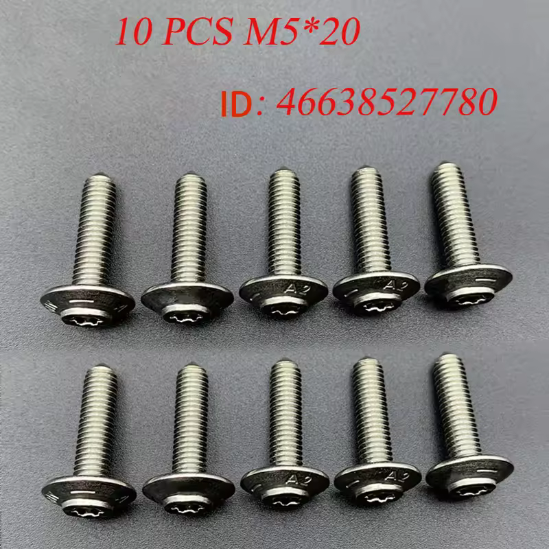 For R1250GS ADV R1200GS LC R1200RT S1000RR S1000XR C600 C650GT F750GS F850GS R NINE T K1600GTL M5 Fairing Stainless Steel Screws - Image 4