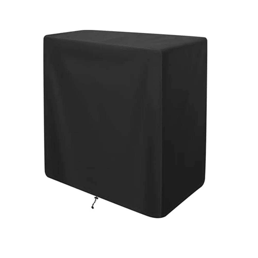 Black 210D Oxford Dustproof Play Kitchen Cover For Step2 Children Toy Set Outdoor Waterproof Protection With Drawstring