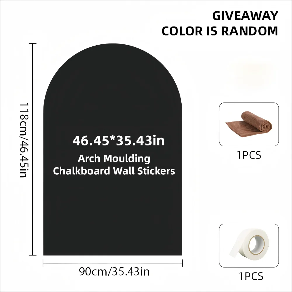 На складе США Xiaohongshu, хит продаж, арка, доска, 118*90 см, наклейки на стену, домашнее креативное украшение, доска объявлений, граффити