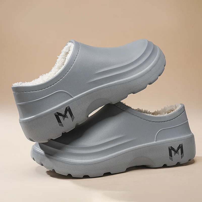 

YRZL Slippers for Men Winter Anti Skid Warm Comfortable Indoor Outdoor House Shoes Lightweight Mens Slippers Outdoor Big Size