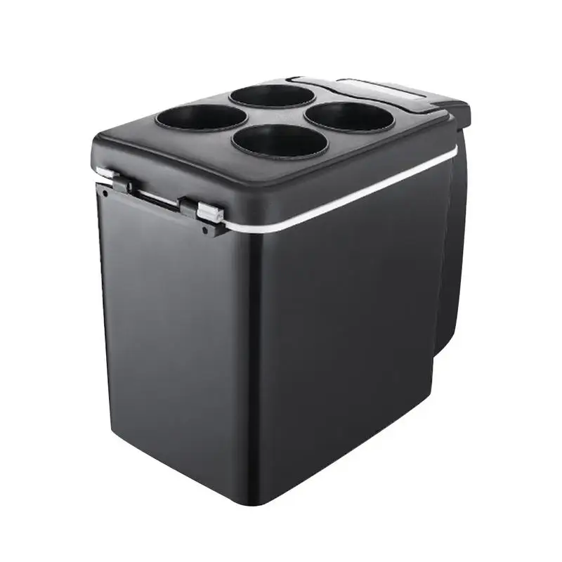 Portable 12V 6 Liter Car Mini Refrigerator Lightweight Dual-Use Insulated Cooler Warmer Box Container