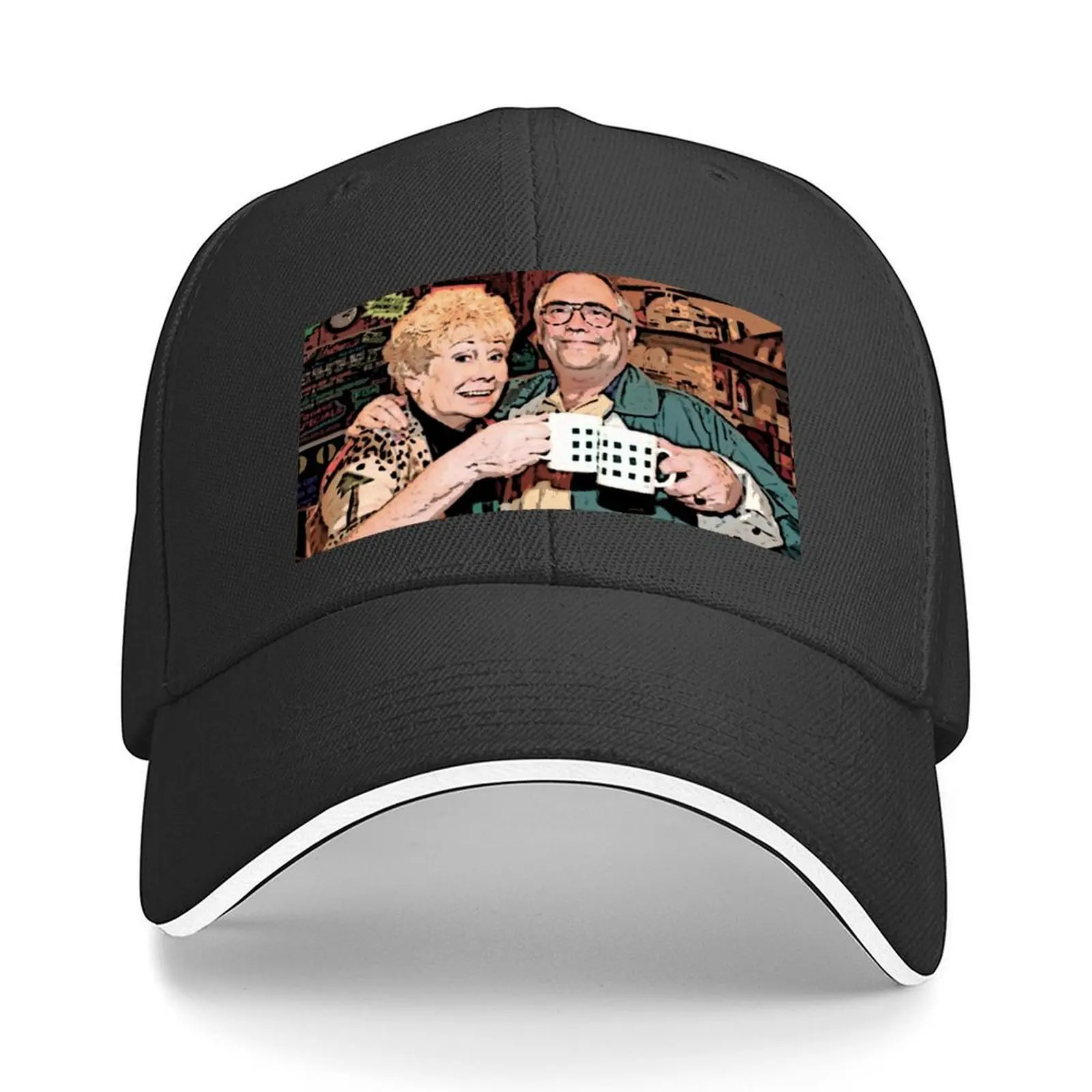 

Vera and Jack Duckworth - Coronation Street Baseball Cap Hat Man For The Sun Anime Hat Male hat Beach Bag Hats Woman Men's