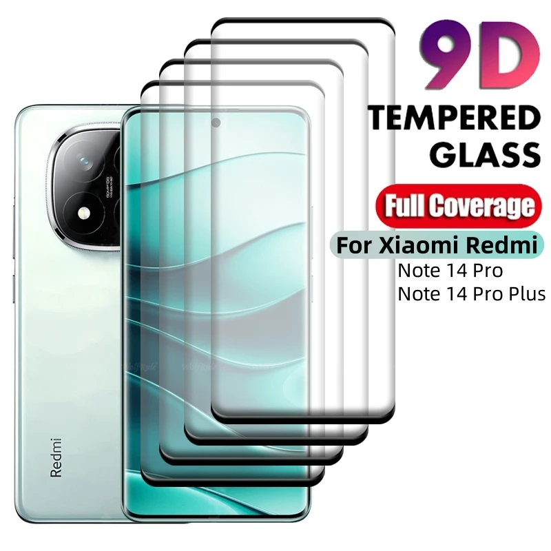 

1/2/3/4 PCS For Redmi Note 14 Pro Plus Glass Redmi Note 14 Pro Plus Glass 9H HD Screen Protector Xiaomi Redmi Note 14 Pro Plus