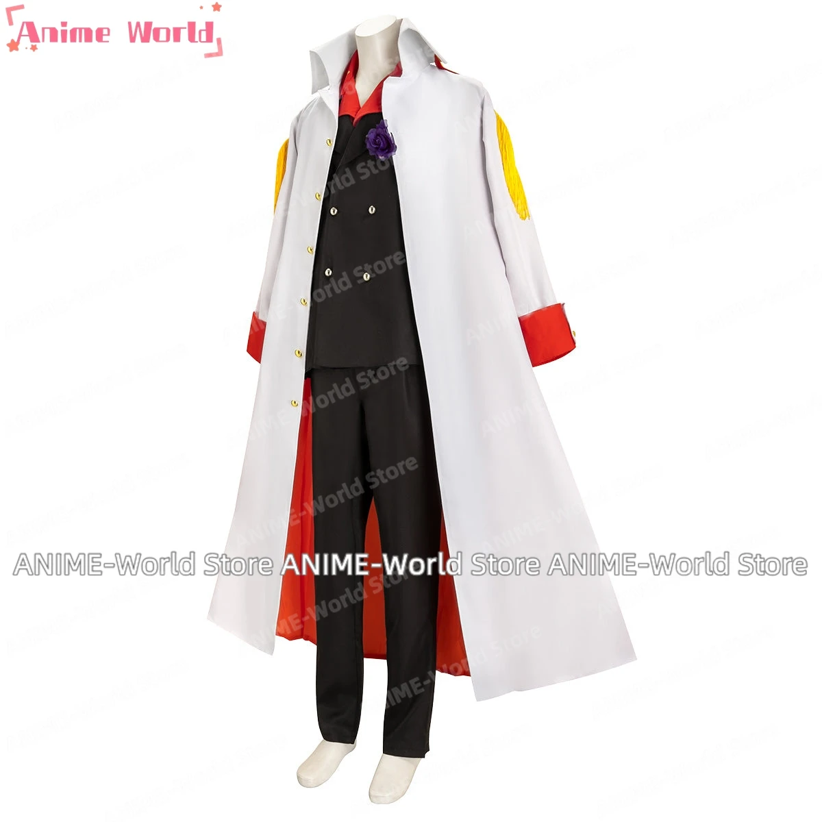 《Custom Size》Anime Red Film Sakazuki Costume Any Size