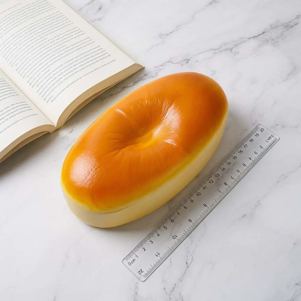 

Simulated Simulated Cheese Cake Squeeze Slow Rising Oversized Bread Squishy Prank Decoration Realistic Sensory Fidget Bread