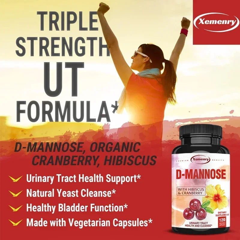 D-Mannose Supplement - Supports Urinary Tract Health, Bladder Health, Natural Cleansing & Detox