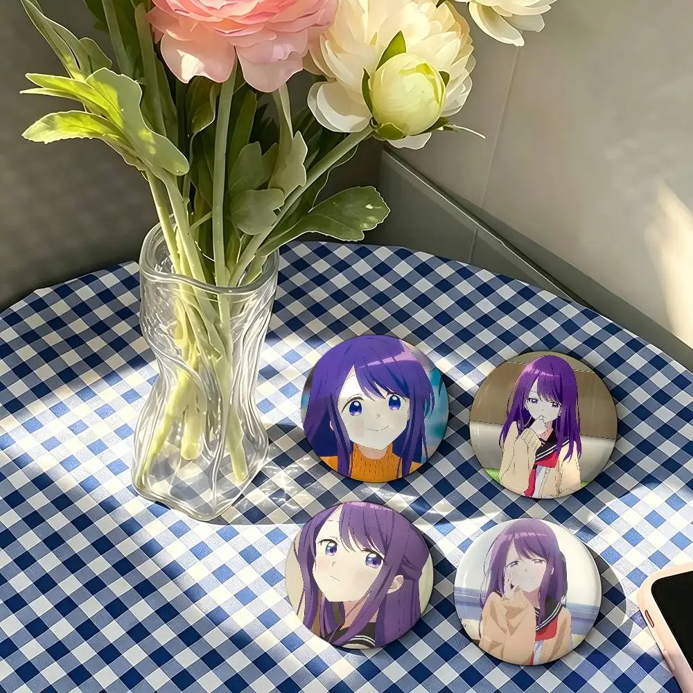 1pc Kubo Won't Let Me Be Invisible Cartoon Style Badge Brooches On Backpack Decoration Round Enamel Pins For Accessorys