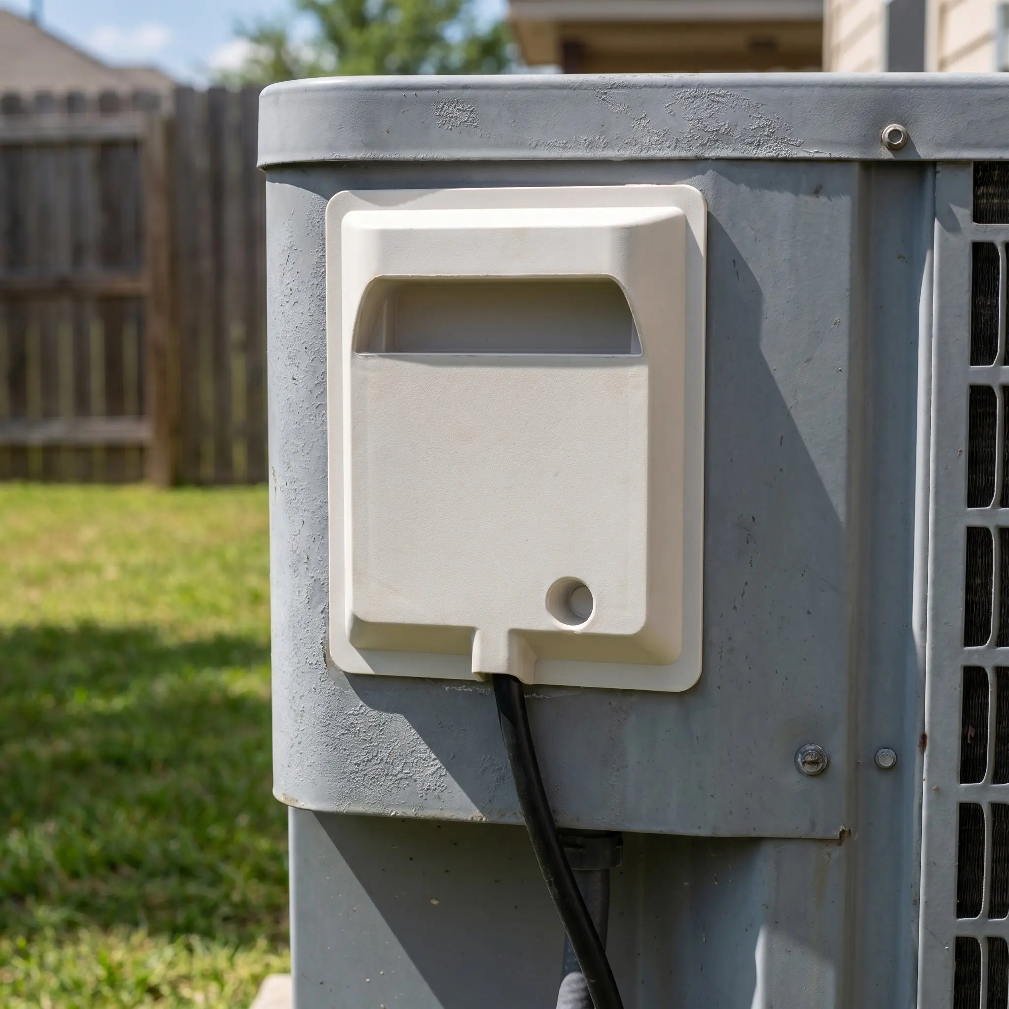 Outdoor Ac Wiring Guard Waterproof Plastic Cover Heavy Duty Air Conditioner Power Box Protector for Condenser Unit Electrical