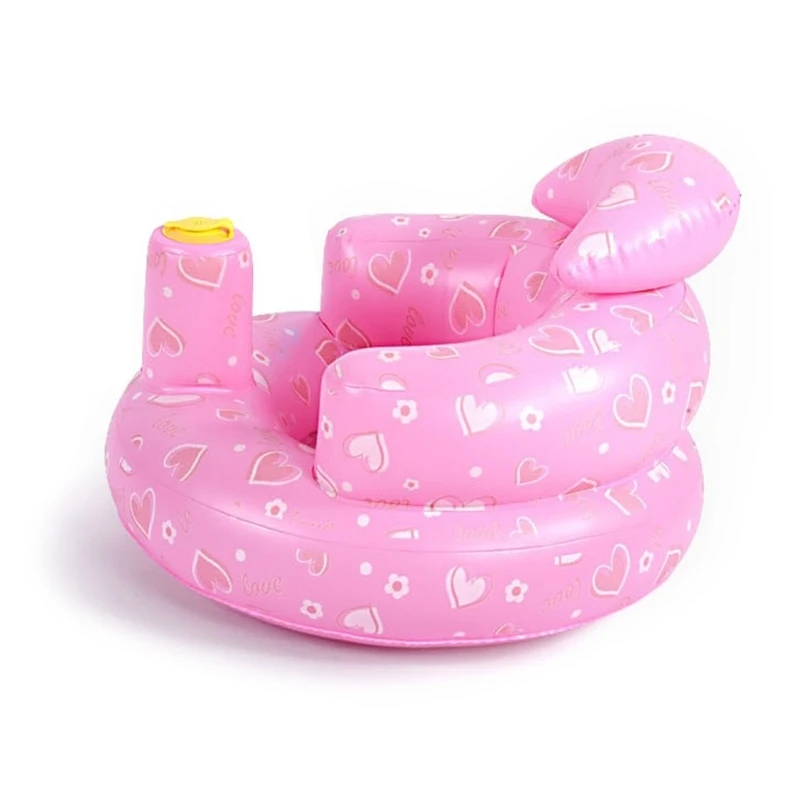 Sillón inflable apoyo para niños pequeños, sofá inflable portátil para bebés, 97BE