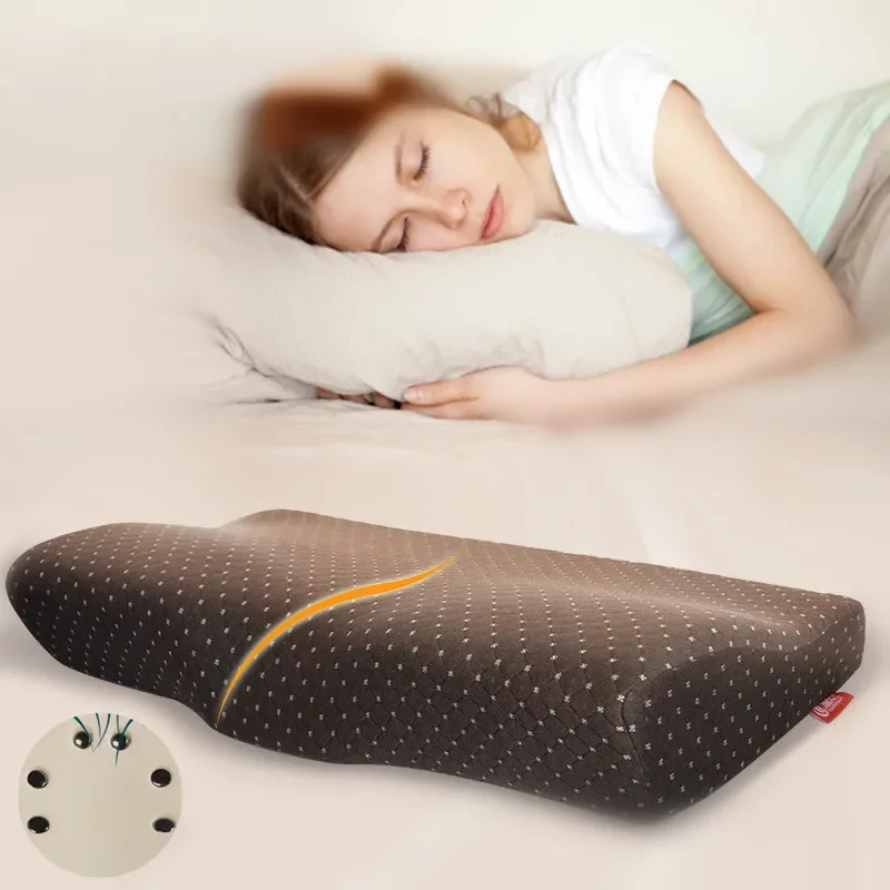 

Memory Foam Bedding Pillow Neck Protection Slow Rebound For Sleeping Pillow Orthopedic Neck Fatigue Relief