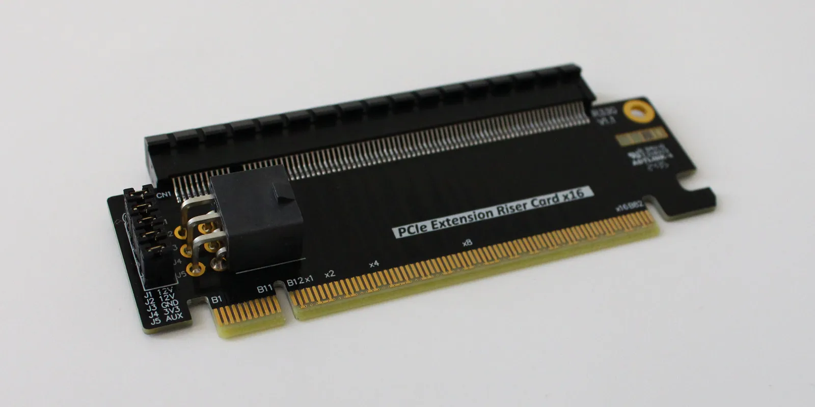 PCI Express 5.0 16X Riser Extended Card PCI-E zu PCIe 16X Slot Connectors High Speed PCIE X16 Konverter Adapter für 1U 2U Server – Detail 2