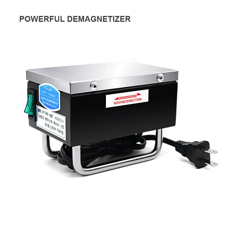 

Powerful Demagnetizer Strong Metal Mold Hardware Tool Measuring Instrument Desktop Flat Degaussing Machine 220V TB60