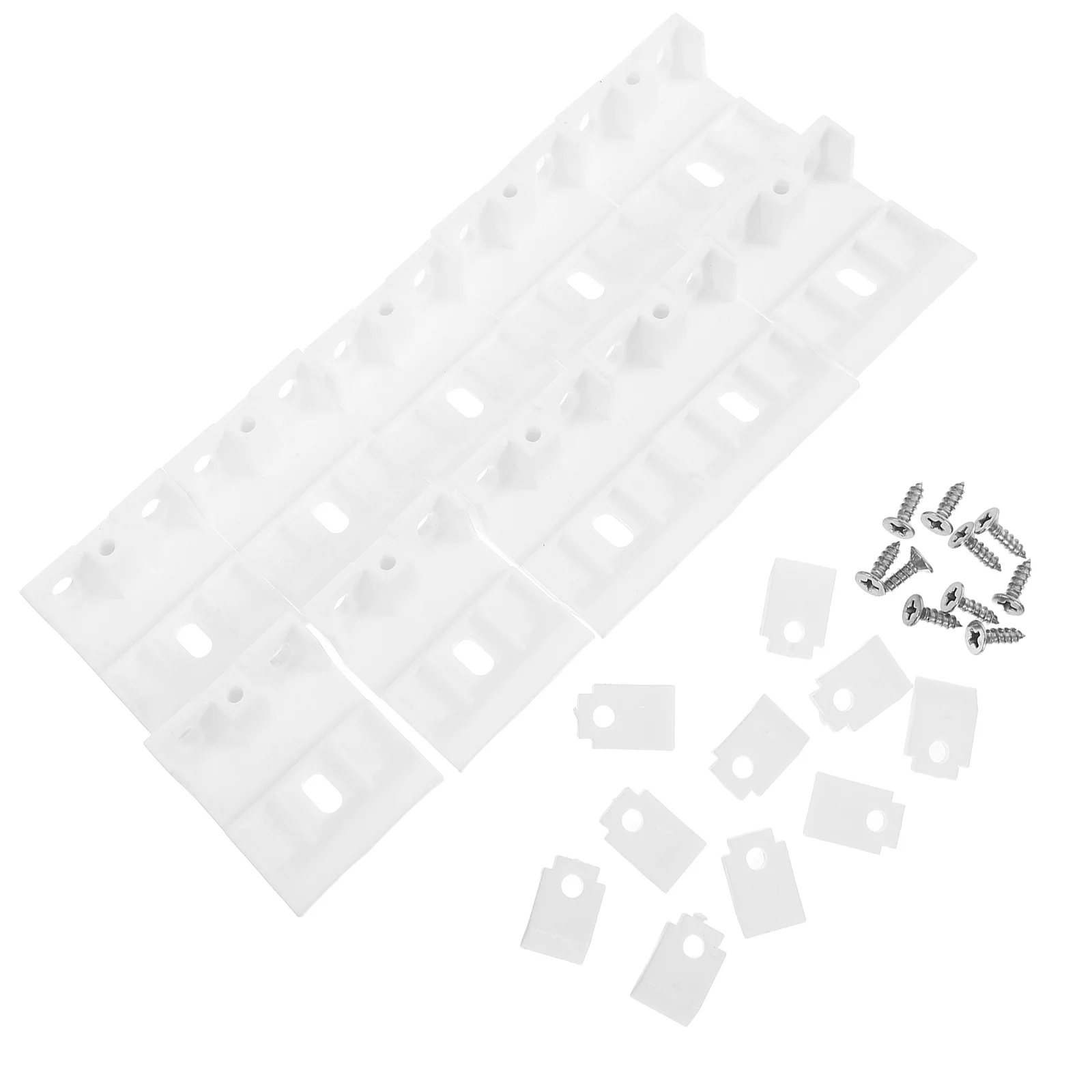 

10pcs Blind Bracket Support Mounting Clips For Pleated Cellular Shades Wide Beam Folding Blinds Load Bearing Frame Window