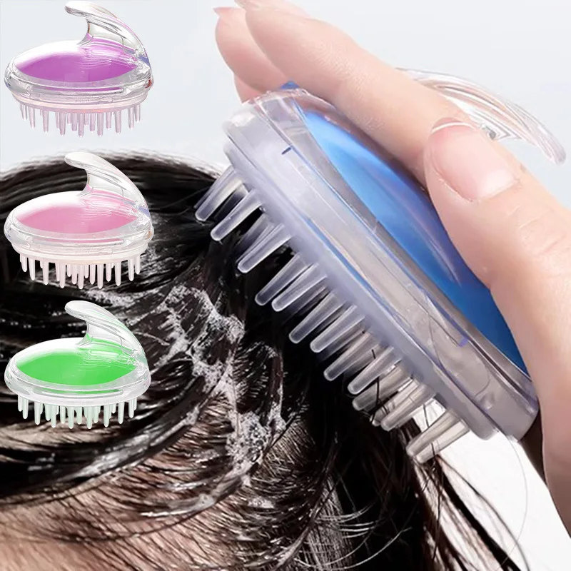 

Silicone Head Body Massager Shampoo Scalp Massage Brush Hair Washing Comb Body Shower Brush Bath Spa Slimming Massage Brush