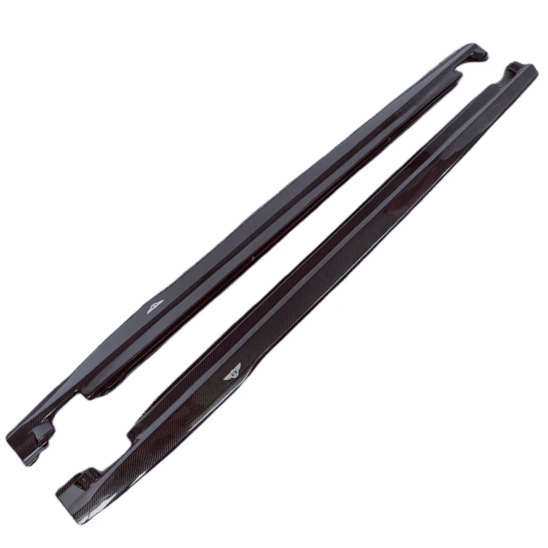 

For the 15-17 Year Bentley Continental GT Full Body Kit Side Skirts a Pair of Carbon Fiber Front Bumper Edges and Rear Diffusers