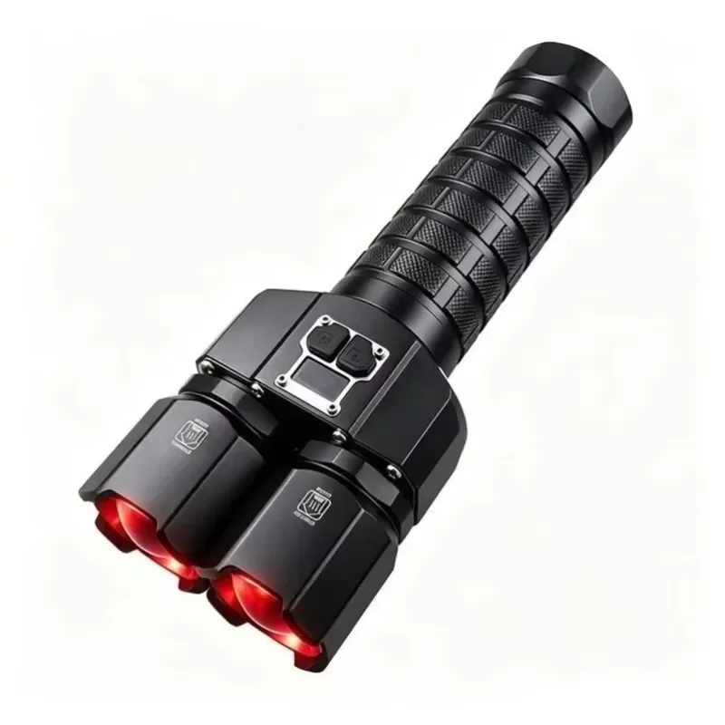 2027 Rechargeable LED Flashlight Strong Light Portable Long Endurance Multi Functional Remote Control Emergency Torch for