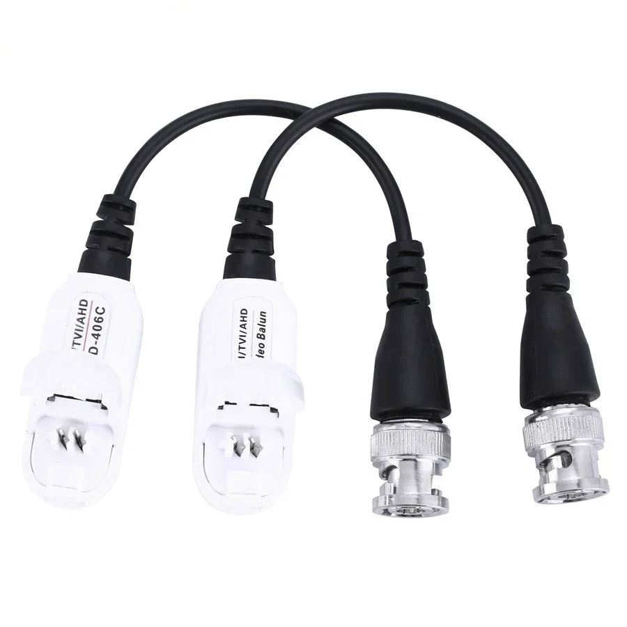 ANPWOO-conector de vídeo pasivo Balun BNC a UTP Cat5/5e/6, transceptor pasivo, 720P/1080P, CVI/TVI/AHD, 1 Juego por lote