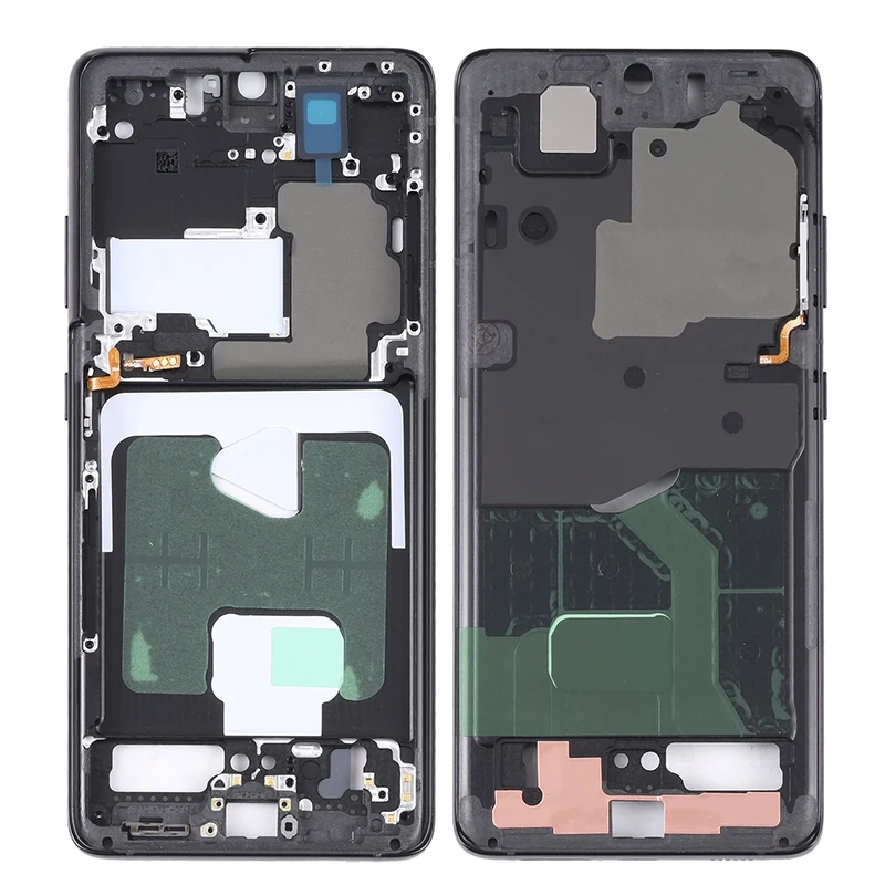 S21U Middle Frame For Samsung Galaxy S21 Ultra 5G Back Battery Cover Door Back Housing Rear G998B G998U Battery Door Replacement