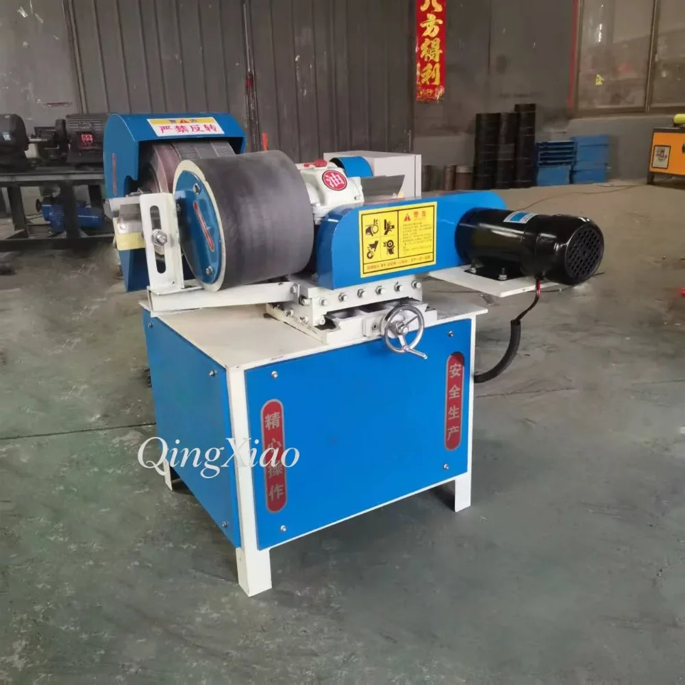 Automatic Round Tube Polishing Machine Bench Stainless Steel Aluminum Copper Iron Pipe Rod Derusting Grinding Drawing Polisher