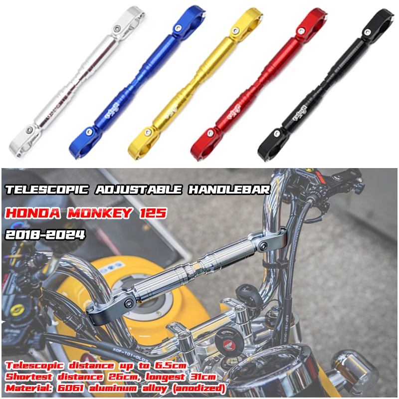 Suitable for Honda Monkey 125 modified adjustable handle crossbar Honda CT125 handle crossbar bracket