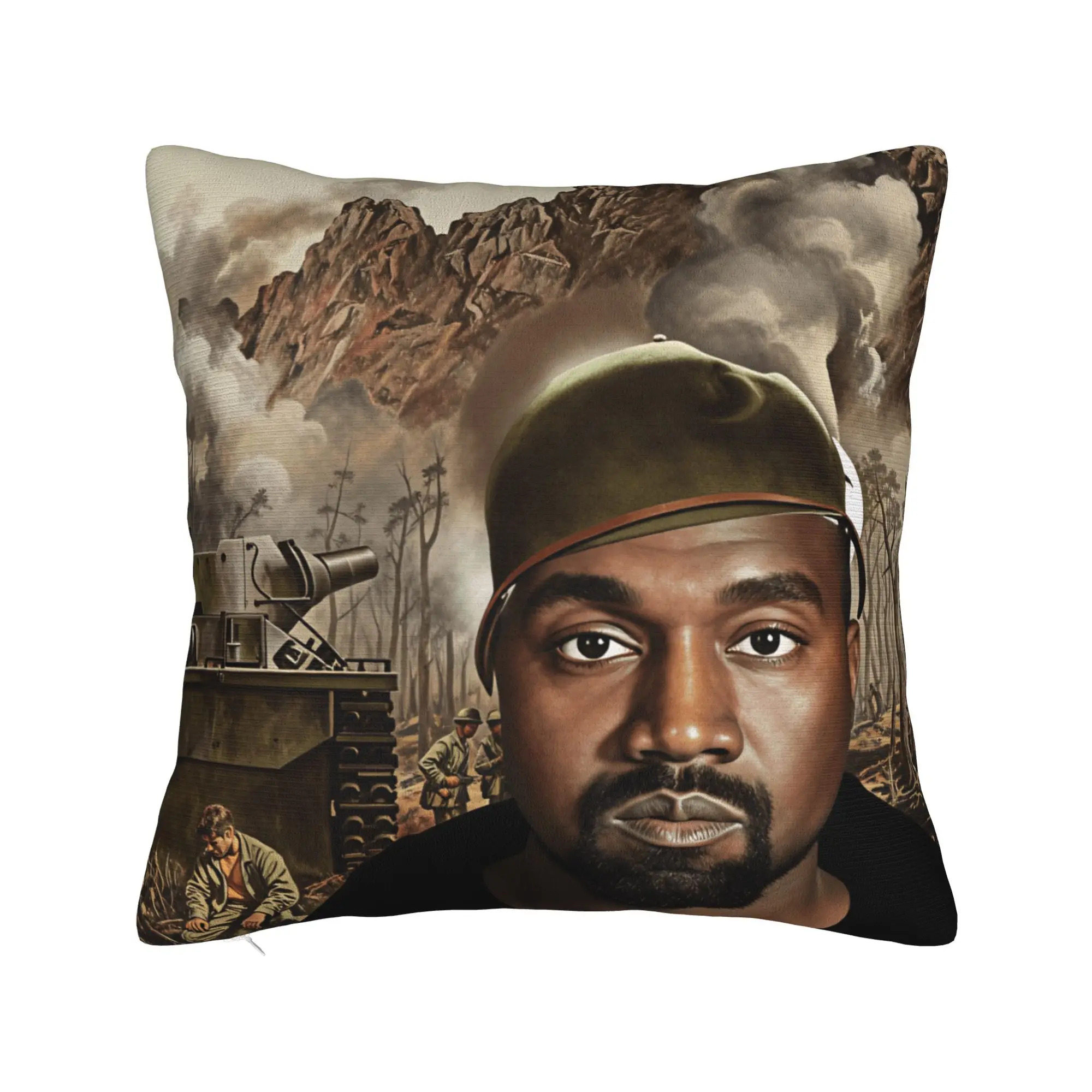 Kanye West Meme Pillow Case  Comfy Pillow Cover For Living Room Sofa Cute Funny Pillowcases