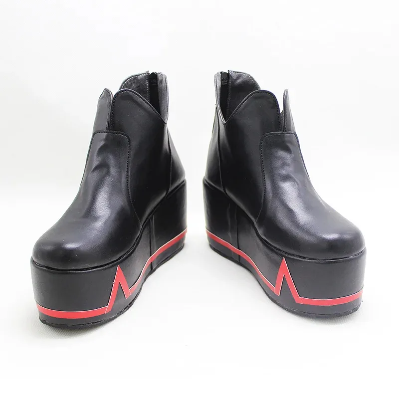 EVA 코스프레 부츠 아야나미 레이 코스프레 신발 PU 가죽 신발 할로윈 카니발 소품 맞춤 제작