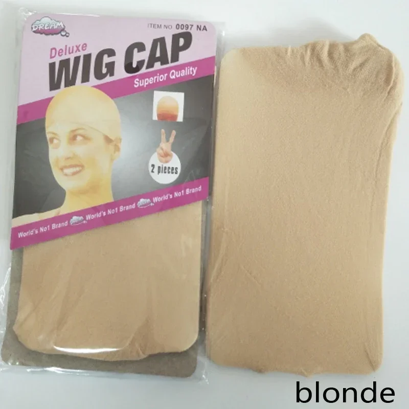 2Pcs Wig Caps Brown Stretch Mesh Wig Cap Free Size Making Wigs Hair Nets For Women