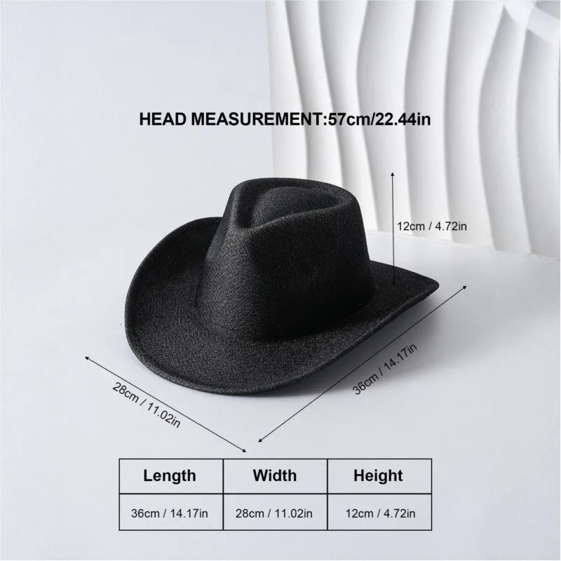 Men's and women's solid-colored top hats party performance festival fashionable versatile