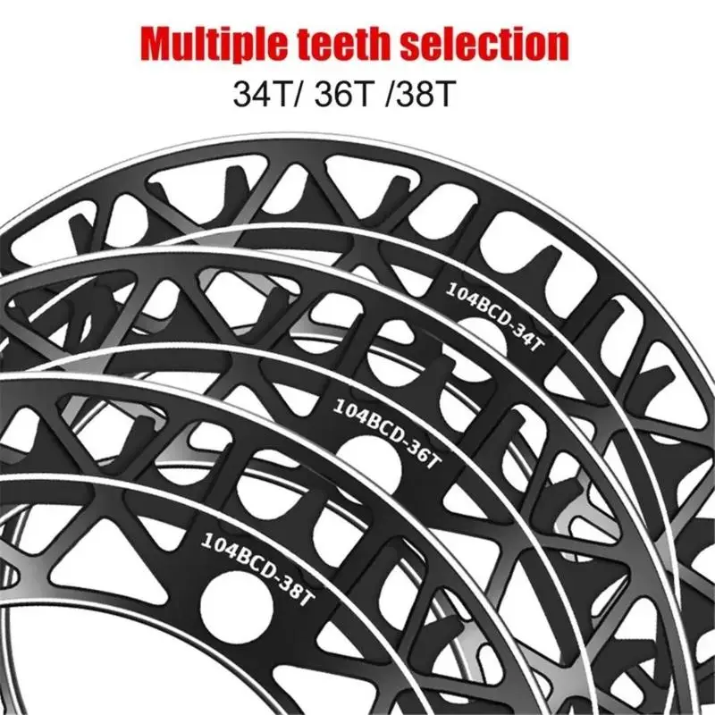 

R6FE Integrated Sprocket Chainring Aluminum Alloys Bicycles 104BCD Crank Chainwheel