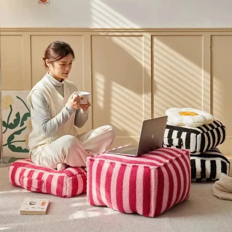 Pu Tuan Sitting Cushion On The Ground, Living Room Sitting Cushion, Household Low Stool, Shoe Changing Stool, Tatami Small Stool