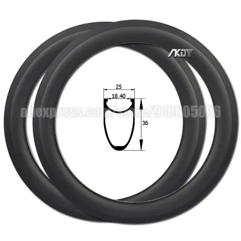 355 BMX 프리스타일 카본 림 클린처, 25mm 폭 디스크 림 브레이크, 접이식 자전거 18 인치 휠 림, 20, 24, 28, 32, 36 홀