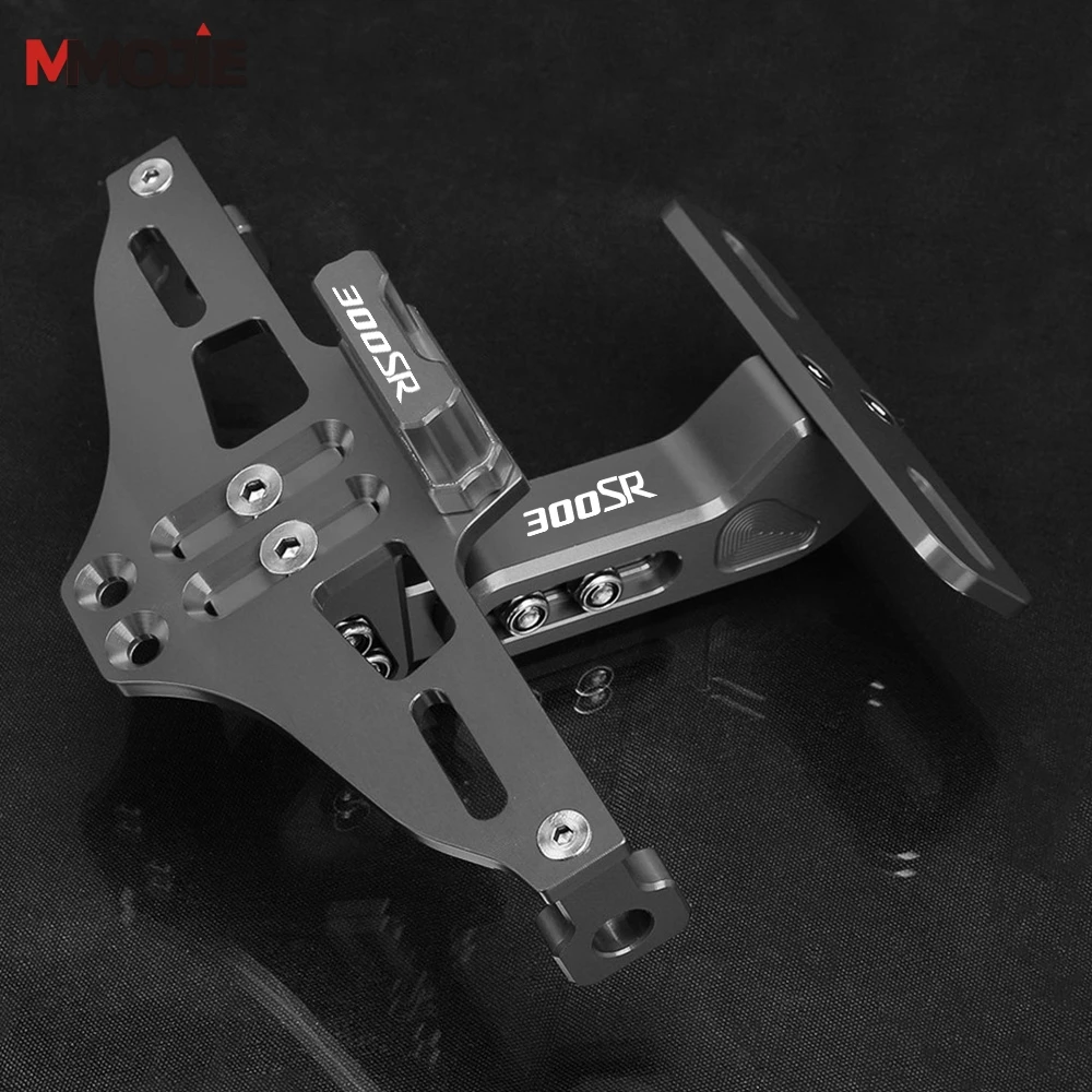 دراجة نارية 2025 الخلفية لوحة الترخيص قوس حامل بدوره مصباح إشارة ل CFMOTO CF MOTO 300SR 300 SR طوال العام 2024 2023 2022-2020