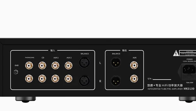 جديد MK9100 المرارة قبل مكبر للصوت HiFi الراقية النقي المرارة مكبر للصوت أنبوب الإلكترونية قبل مكبر للصوت #3