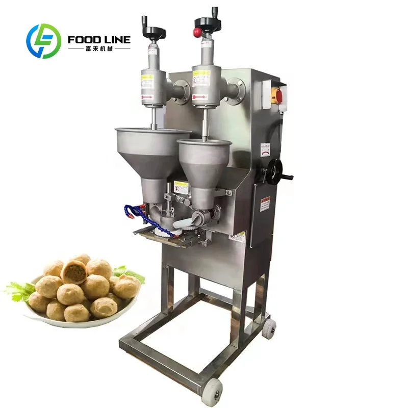 Automatic Stuffed Meatball Machine Fishball Making Machine