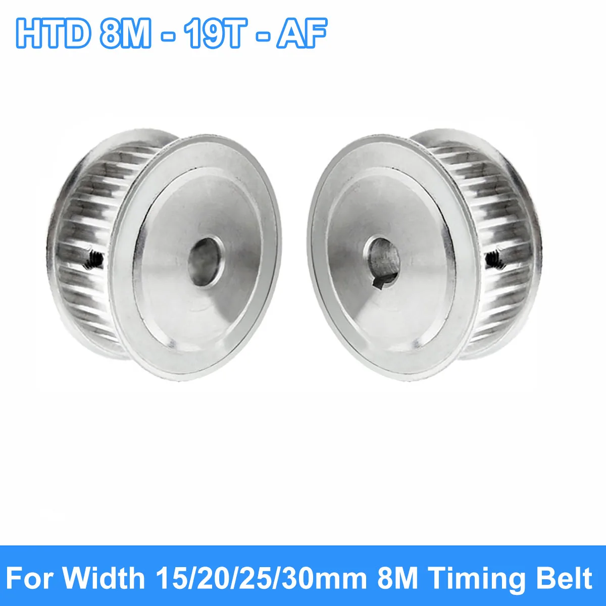 

HTD 8M 19Tooth Timing Pulley 8M-19T Synchronus Pulley Bore 8/10/12/14/15/16/17/18/19/20mm For Width 15/20/25/30mm 8M Timing Belt