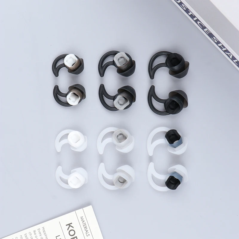 3 Pairs Silicone Replacement Earbuds Ear Tips For QC20 QC30 SIE2 IE3 Soundsport Wileless Earphone Noise Cancelling Eartips