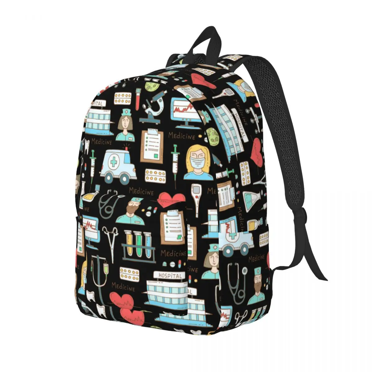 Doctors Nursing Nurse for Men Women Student School Bookbag Daypack Middle High College Gift