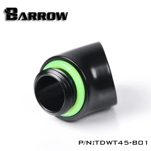 Barrow Brass G1 / 4 '' thread 45 degree Fitting Adapter 45 degree water cooling Adapter water cooling fitting TDWT45-V2