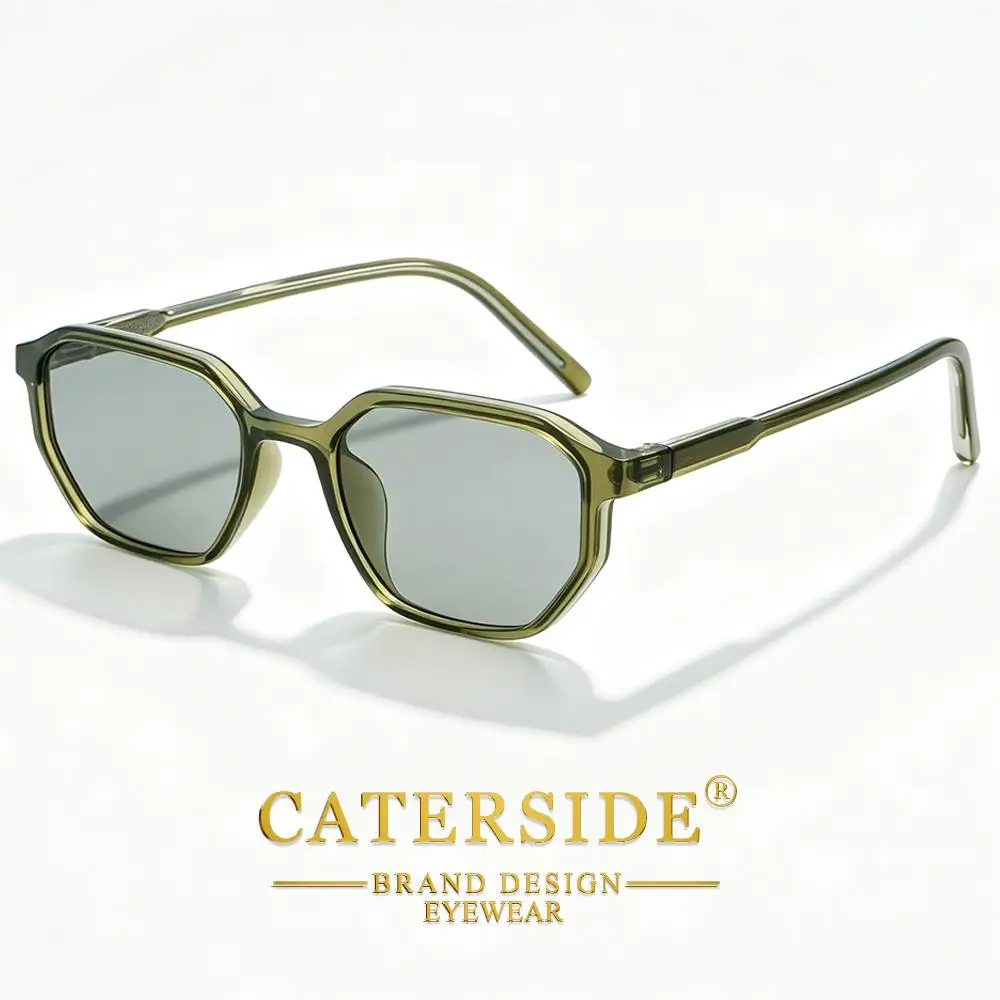 CATERSIDE Herren Punk-Sonnenbrille mit Cellulosepropionat-Bügelspitzen-Design, Sonnenbrille für Damen, Outdoor-Reise-Fahrbrille, UV400 – Detail 8