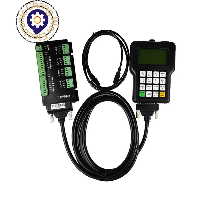 وحدة تحكم CNC Richaute DSP A11E A18E 3Axis 4Axis USB نظام التحكم عن بعد، يدعم استبدال الرؤوس المتعددة ورمز G