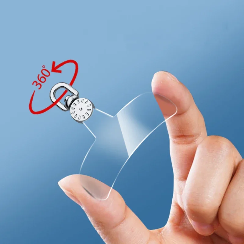 Multifunctionele Mobiele Telefoon Pad Swivel Clip Anti-Verloren Rug Sticker Houder Universele Telefoon Lanyard Patch Accessoires Voor iPhone