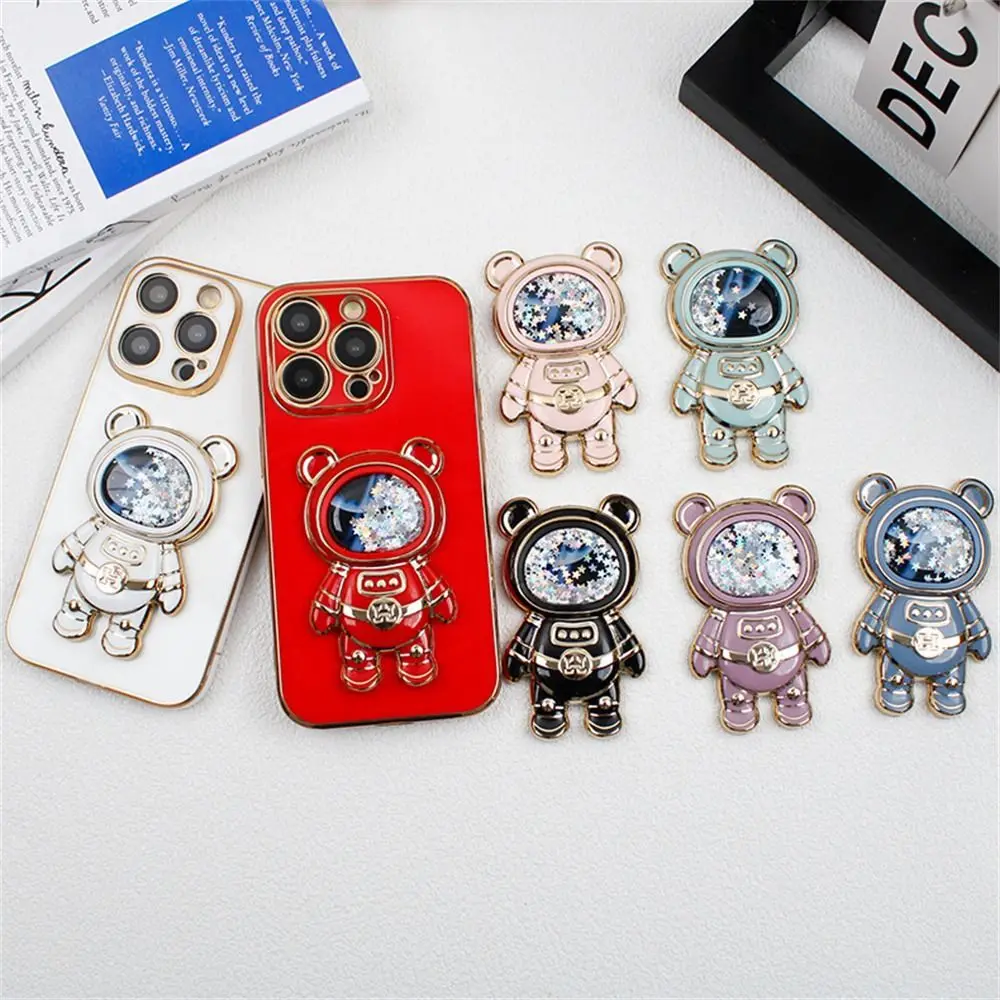 1 Pc Plastic Space Bear Phone Holder Astronaut Phone Holder Phone Kickstand Bracket Support Universal Phone Accessories