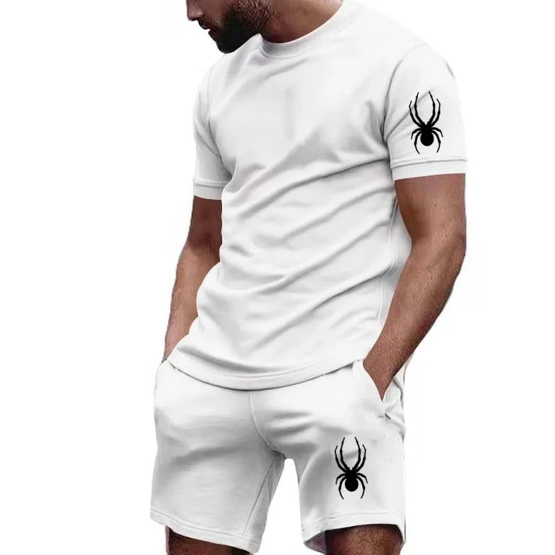 Summer Men\'s Sets 2024 Fashion Tracksuit Men Short Sleeve T Shirts+Sport Shorts Suit Men Casual Men Clothing Mens Joggers Sets