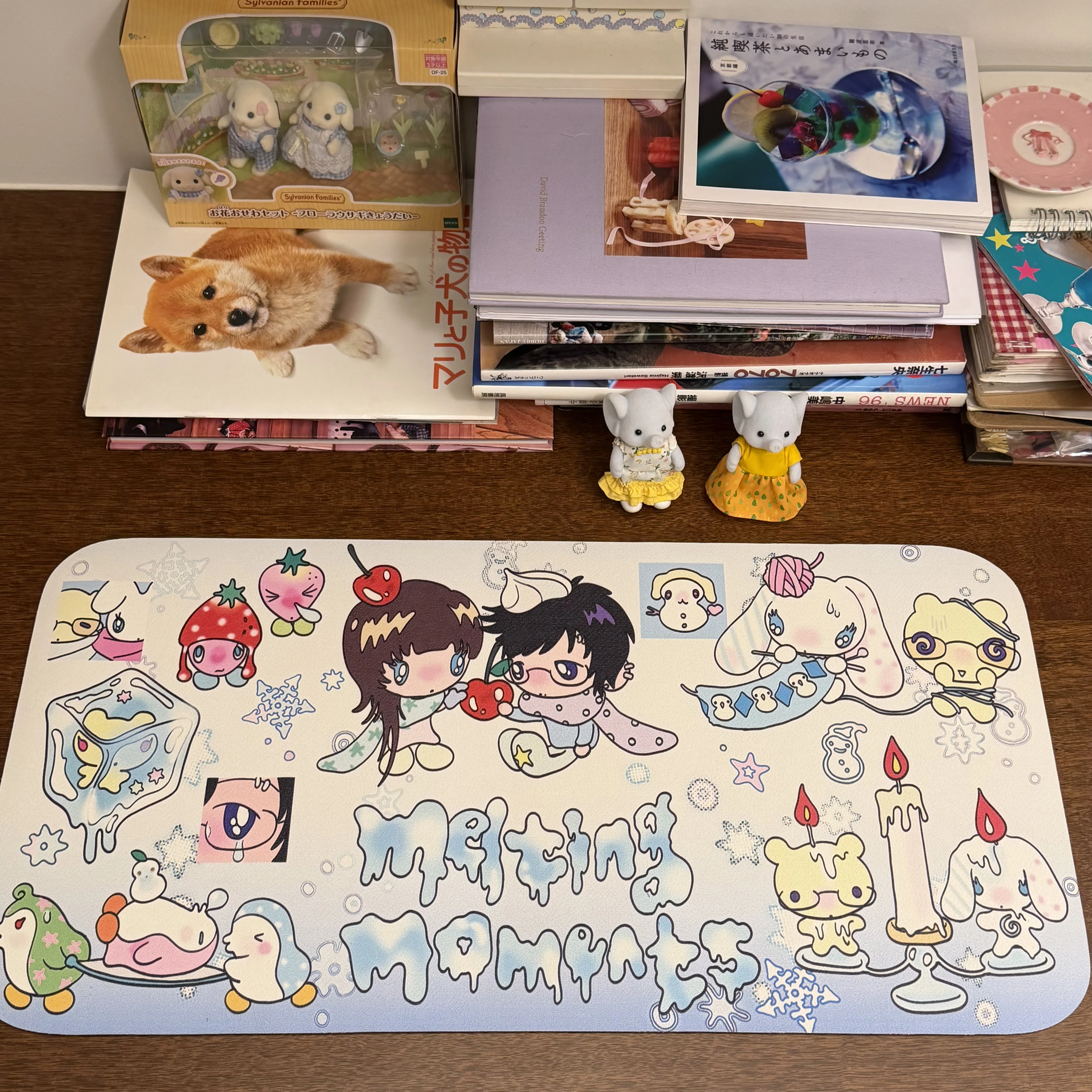 

Коврик для стола VIKAMA Birdie Birdie Melt with You, коврик для офисного стола/комнаты в общежитии, коврик для мыши, впитывающий, для домашнего декора