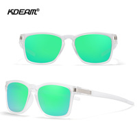 2025 KDEAM Classic Square Polarized Sunglasses For Men Brand Design Women's Outdoor Black Fishing Driving Anti UV Eyewear KD9358