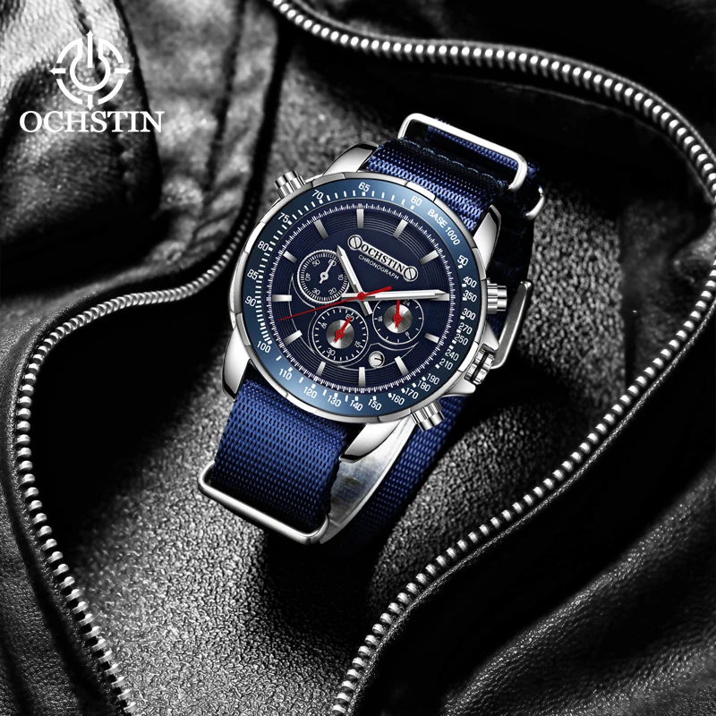 

OCHSTIN Multifunction quartz movement 2024 new simple men's watches men's quartz watches Seiko watches high quality men's watch