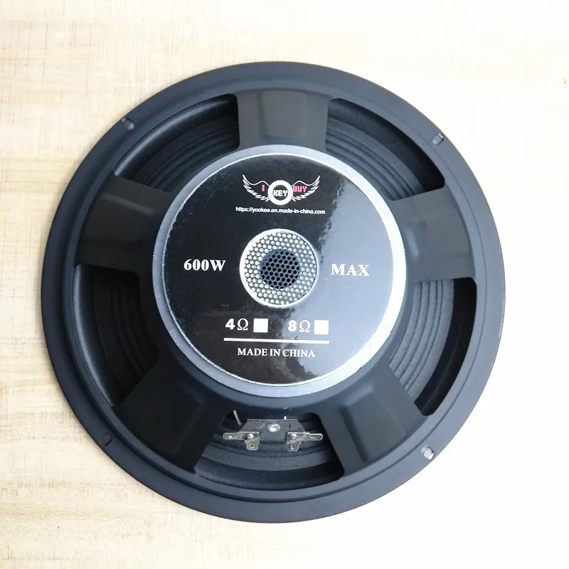 I KEY BUY 10 Inch Woofer MAX 400W 8Ohm Steel Custom Frame Thread Paper Cone Foam Ring Edge Home KTV Music Player PA Bass Speaker